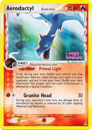 Aerodactyl - 35/110 - Uncommon - Reverse Holo available at 401 Games Canada