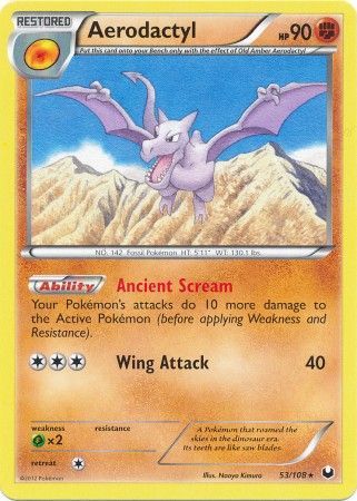 Aerodactyl - 53/108 - Rare available at 401 Games Canada