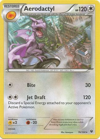 Aerodactyl - 76/124 - Rare available at 401 Games Canada