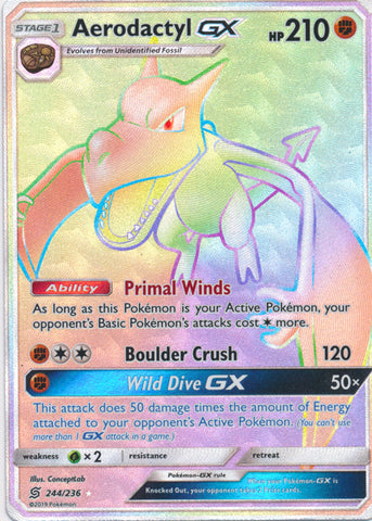 Aerodactyl GX - 244/236 - Hyper Rare available at 401 Games Canada