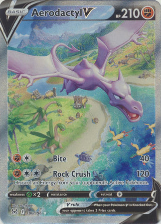 Aerodactyl V - 180/196 - Alternate Art Ultra Rare available at 401 Games Canada