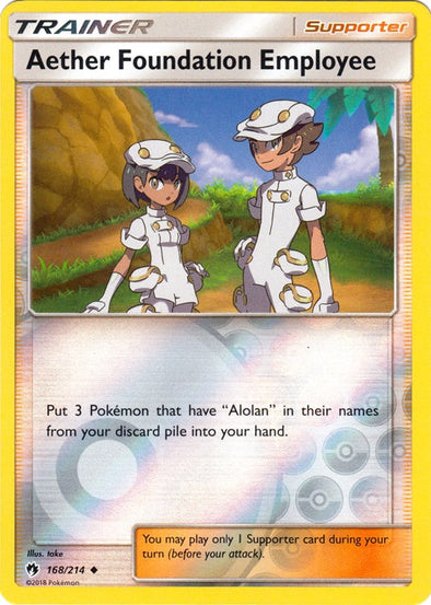 Aether Foundation Employee - 168/214 - Uncommon - Reverse Holo available at 401 Games Canada