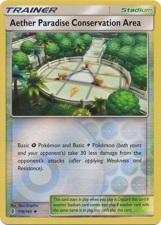 Aether Paradise Conservation Area - 116/145 - Uncommon - Reverse Holo available at 401 Games Canada