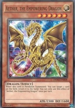 Aether, the Empowering Dragon - DEM3-EN008 - Common available at 401 Games Canada