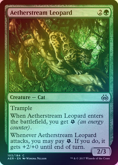 Aetherstream Leopard (Foil) (AER) available at 401 Games Canada