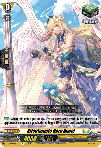 Affectionate Harp Angel - D-BT09/051 - Rare available at 401 Games Canada