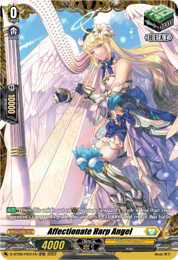 Affectionate Harp Angel - D-BT09/FR31 - Frame Rare available at 401 Games Canada