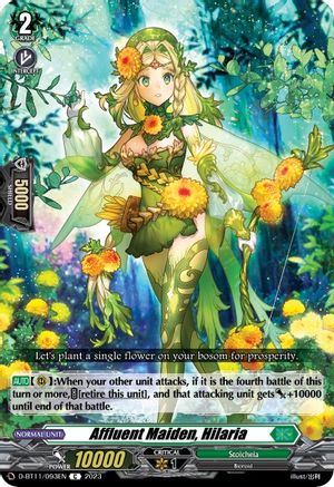 Affluent Maiden, Hilaria - D-BT11/093EN - Common available at 401 Games Canada