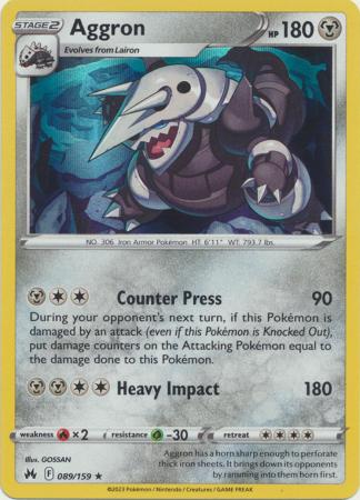 Aggron - 089/159 - Holo Rare available at 401 Games Canada