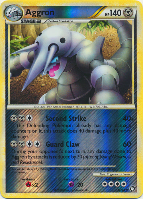 Aggron - 1/102 - Holo Rare - Reverse Holo available at 401 Games Canada