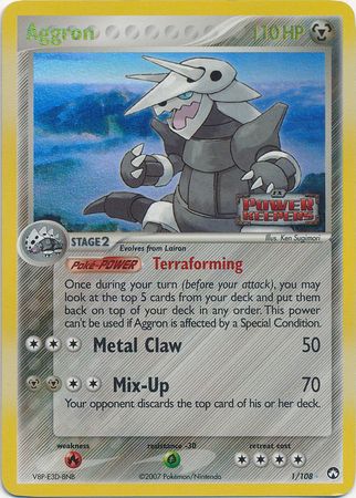 Aggron - 1/108 - Holo Rare - Reverse Holo available at 401 Games Canada