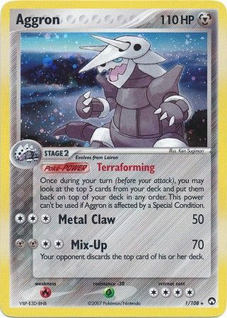 Aggron - 1/108 - Holo Rare available at 401 Games Canada