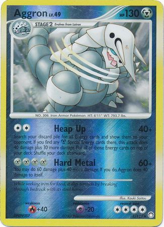 Aggron - 1/123 - Holo Rare - Reverse Holo available at 401 Games Canada