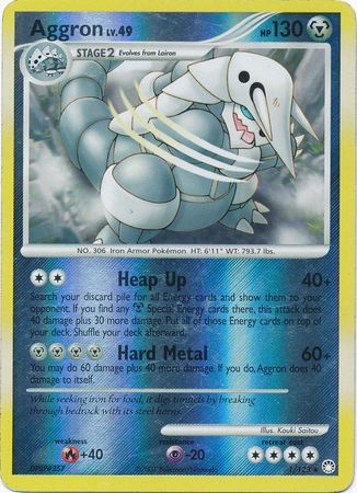Aggron - 1/123 - Holo Rare - Reverse Holo available at 401 Games Canada