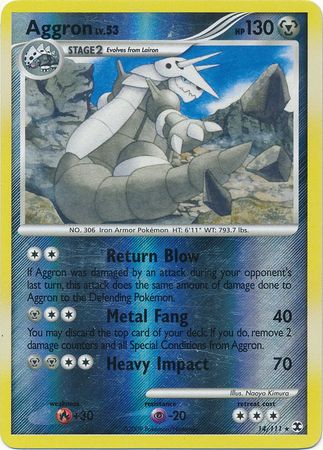 Aggron - 14/111 - Rare - Reverse Holo available at 401 Games Canada