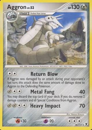 Aggron - 14/111 - Rare available at 401 Games Canada