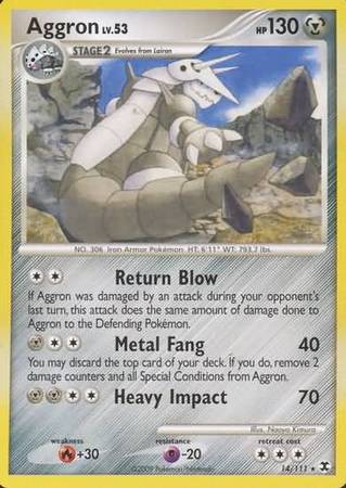 Aggron - 14/111 - Rare available at 401 Games Canada