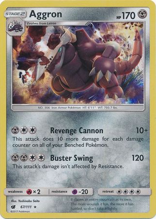 401 Games Canada - Aggron - 67/111 - Holo Rare 401 Games Canada - Aggron - 67/111 - Holo Rare