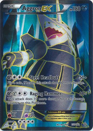 Aggron EX - 153/160 - Full Art Ultra Rare available at 401 Games Canada