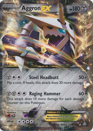 Aggron EX - 93/160 - Ultra Rare available at 401 Games Canada