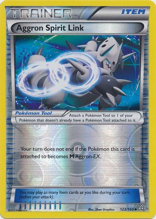 Aggron Spirit Link - 123/160 - Uncommon - Reverse Holo available at 401 Games Canada