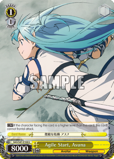 Agile Start, Asuna - SAO/S47-E104 - Uncommon available at 401 Games Canada