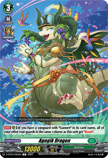 Agogik Dragon - D-BT07/083 - Common available at 401 Games Canada