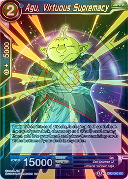 Agu, Virtuous Supremacy - DB2-060 - Uncommon (FOIL) available at 401 Games Canada