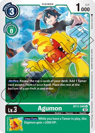 Agumon - BT11-046 - Uncommon available at 401 Games Canada