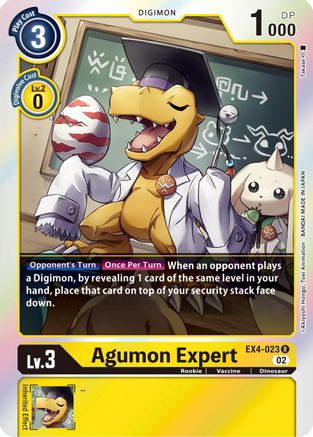 Agumon Expert - EX4-023 - Rare available at 401 Games Canada