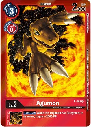 Agumon (Gift Box 2022) - P-009 - Promo available at 401 Games Canada