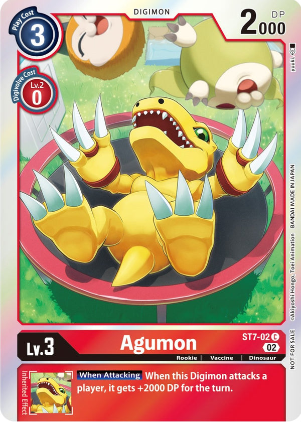 Agumon (Official Tournament Pack Vol.8) - Starter Deck 07: Gallantmon (ST-7) available at 401 Games Canada