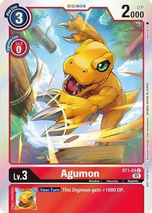 Agumon (ST-11 Special Entry Pack) - ST1-03 - Uncommon available at 401 Games Canada