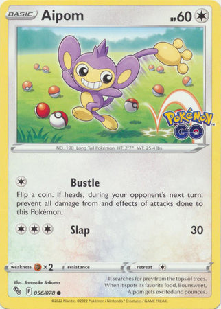 Aipom - 056/078 - Common available at 401 Games Canada