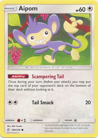 Aipom - 169/236 - Common available at 401 Games Canada