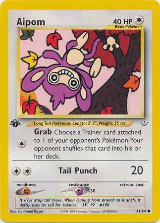 Aipom - 41/64 - Common - 1st Edition available at 401 Games Canada