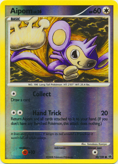 Aipom - 50/100 - Common - Reverse Holo available at 401 Games Canada