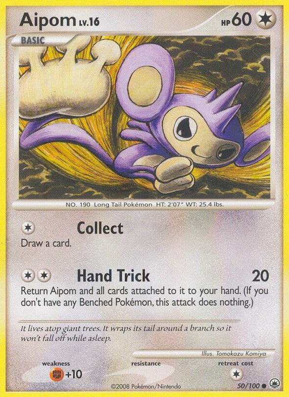 Aipom - 50/100 - Common available at 401 Games Canada