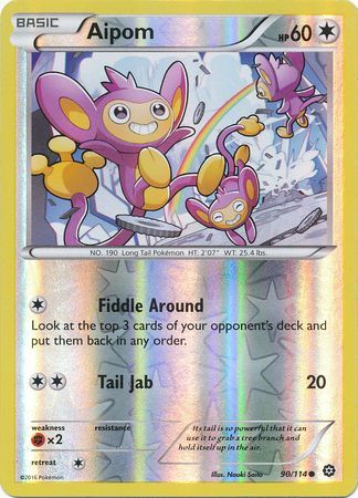 Aipom - 90/114 - Common - Reverse Holo available at 401 Games Canada