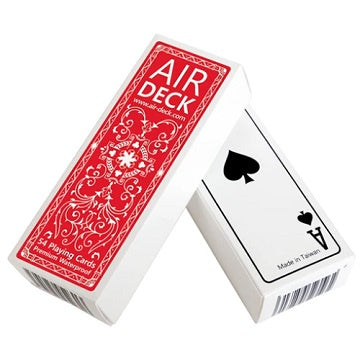 Air Deck - Travel Playing Cards - Classic Red available at 401 Games Canada