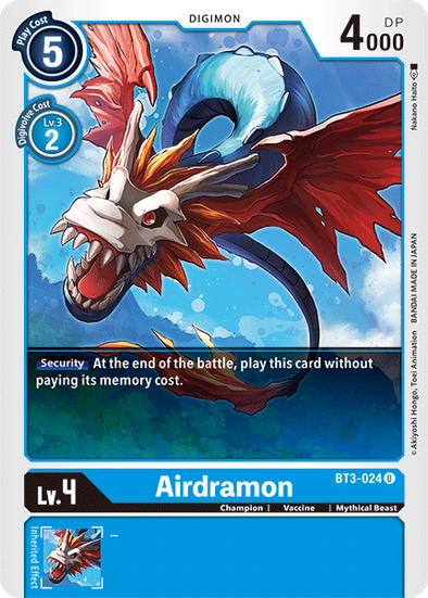 Airdramon - BT3-024 - Uncommon available at 401 Games Canada