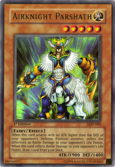 Airknight Parshath - LOD-062 - Ultra Rare - 1st Edition available at 401 Games Canada
