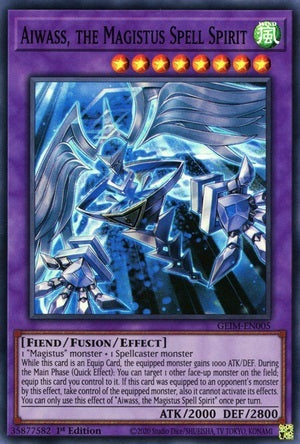 Aiwass, the Magistus Spell Spirit - GEIM-EN005 - Super Rare - 1st Edition available at 401 Games Canada
