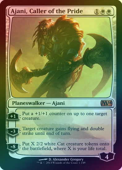 Ajani, Caller of the Pride (Foil) (M14) available at 401 Games Canada