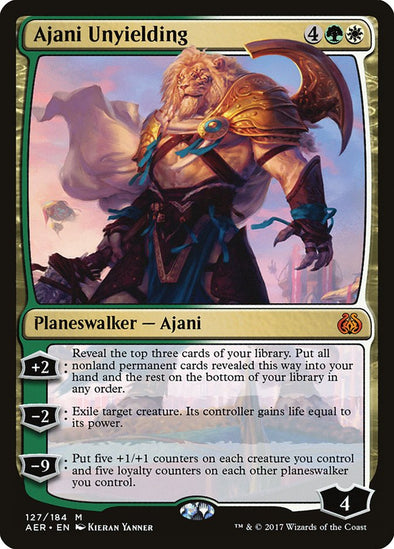 Ajani Unyielding (AER) available at 401 Games Canada