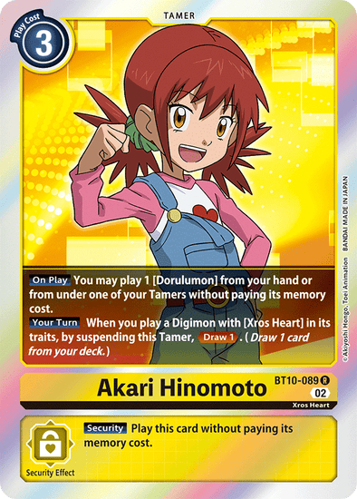 Akari Hinomoto - BT10-089 - Rare available at 401 Games Canada