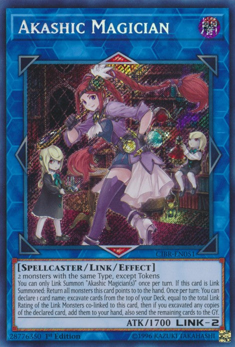 Akashic Magician - CIBR-EN051 - Secret Rare - 1st Edition available at 401 Games Canada