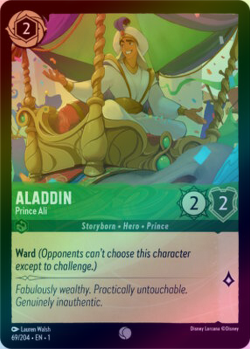 Aladdin (Prince Ali) - 69/204 - Common (Foil) available at 401 Games Canada