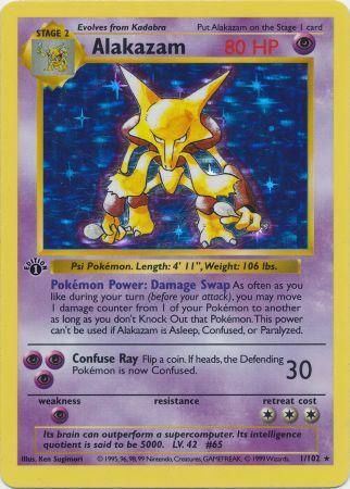 Alakazam - 1/102 - Holo - 1st Edition available at 401 Games Canada