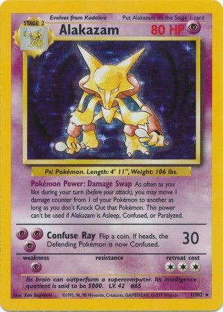 Alakazam - 1/102 - Holo - Unlimited available at 401 Games Canada